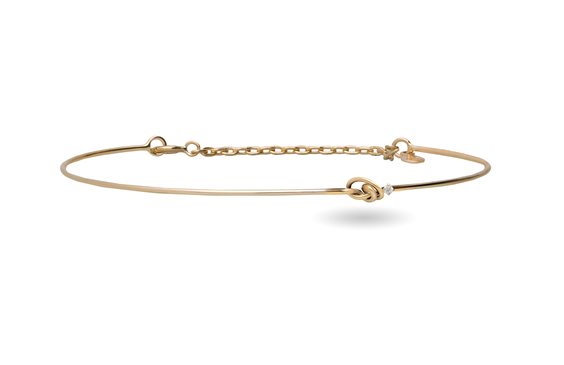Bracciale Rubinia Donna in Oro giallo Diamante 0.02 Ct BR405GBT-M - BR405GBT-M